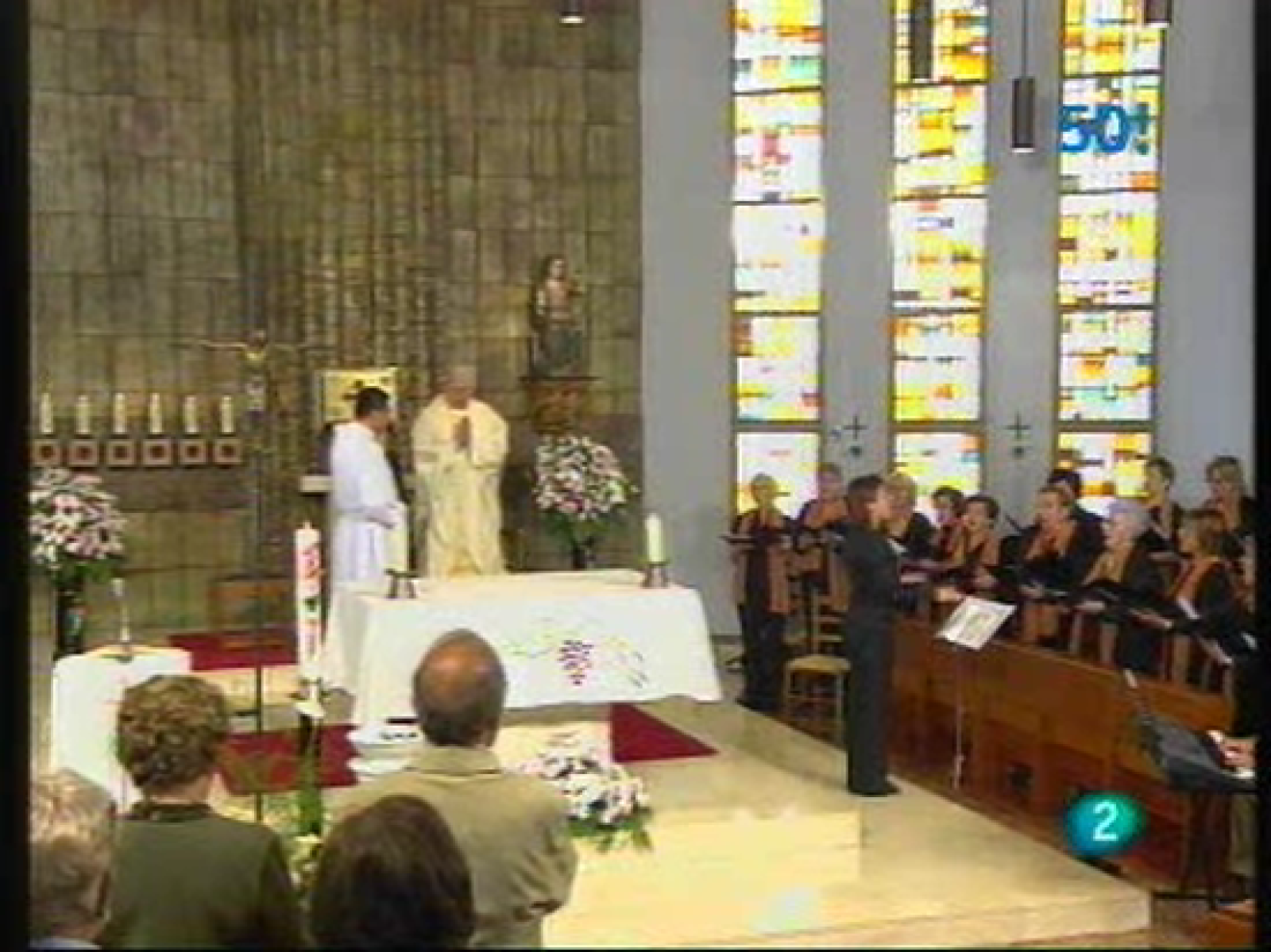 La missa, diumenge 3 de maig de 2009