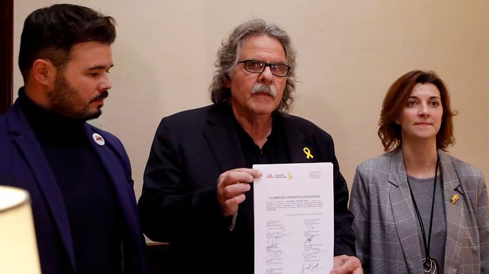 Telediario 1 - ERC: "La pelota está en el tejado del Gobierno"