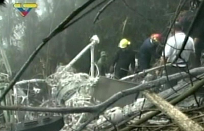Mueren 18 militares venezolanos al caer su helicóperto en la frontera de Colombia, que pide más patrullas