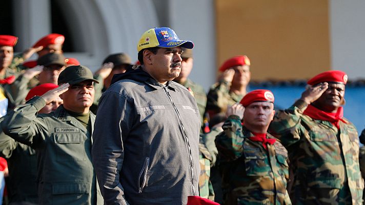 Telediario 1 - Maduro no va aceptar la entrada de la ayuda humanitaria porque lo ve como "limosna e invasión"