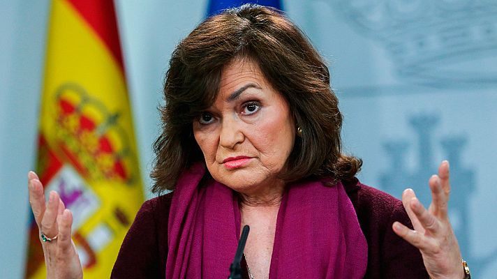 Informativo 24h - Carmen Calvo limita a un papel de "organizador" el rol del relator en la mesa de partidos de Cataluña