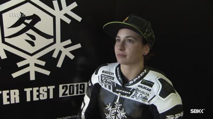 Motociclismo - WorldSBK 2019. Ana Carrasco: "El invierno ha sido largo, ya tenía ganas"