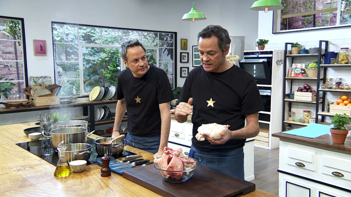 Torres en la cocina - Flan de cebolla con trufa y presa perigueux