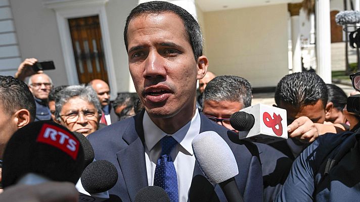 Telediario 1 - La representación de Guaidó en el exterior