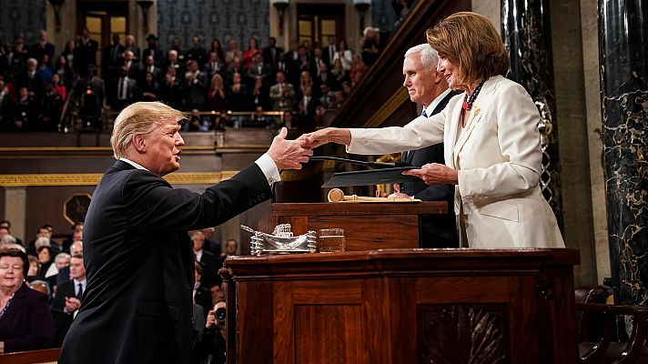 Telediario 1 - Trump pide unidad y cooperación al Partido Demócrata