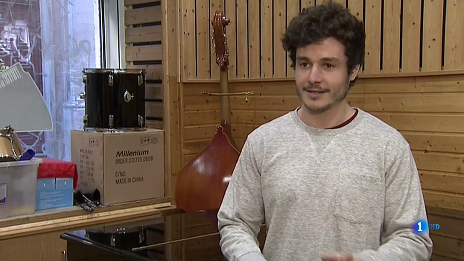 Telediario - La apretada agenda de Miki, el representante de España en Eurovisión 2019