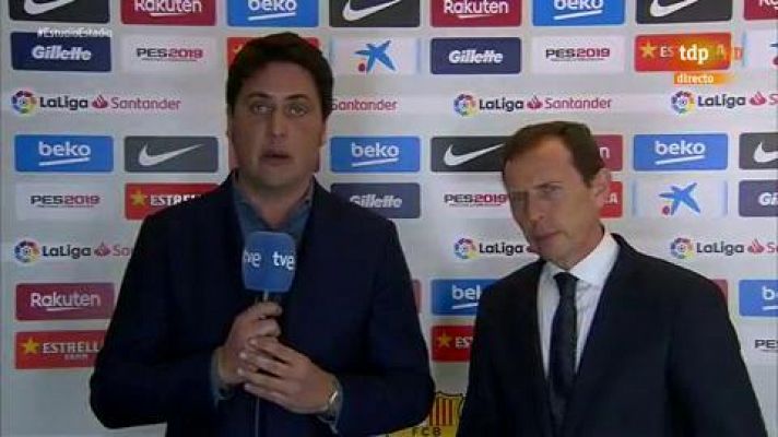 Butragueño: "Los primeros 20 minutos hemos sido superiores"