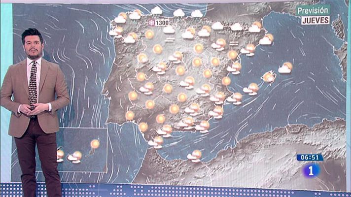 Hoy se mantiene el tiempo estable, salvo algunas lluvias en el norte