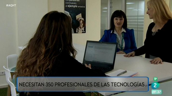350 empleos para profesionales de las tecnologías
