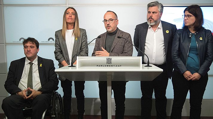 Telediario 1 - El PDeCAT presenta su enmienda a la totalidad de los Presupuestos y pide al Gobierno que concrete la negociación