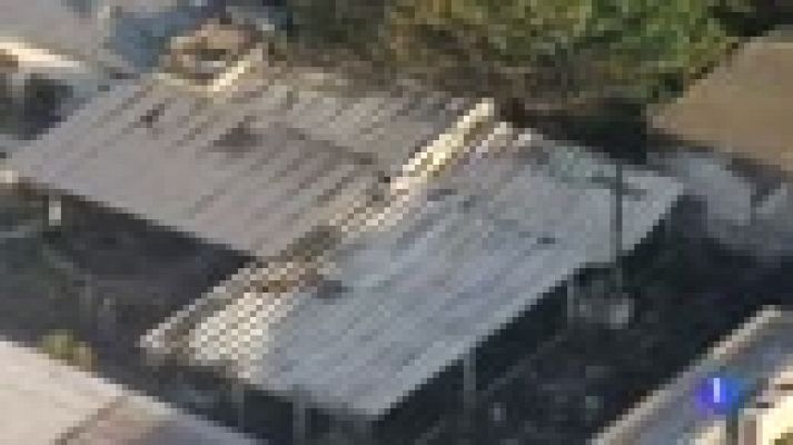 Telediario 1 - El mundo del fútbol se solidariza tras la tragedia en la sede del Flamengo