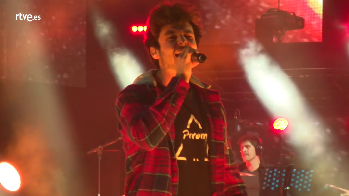 Eurovisión - Miki canta "La venda" en el ensayo del concierto de OT