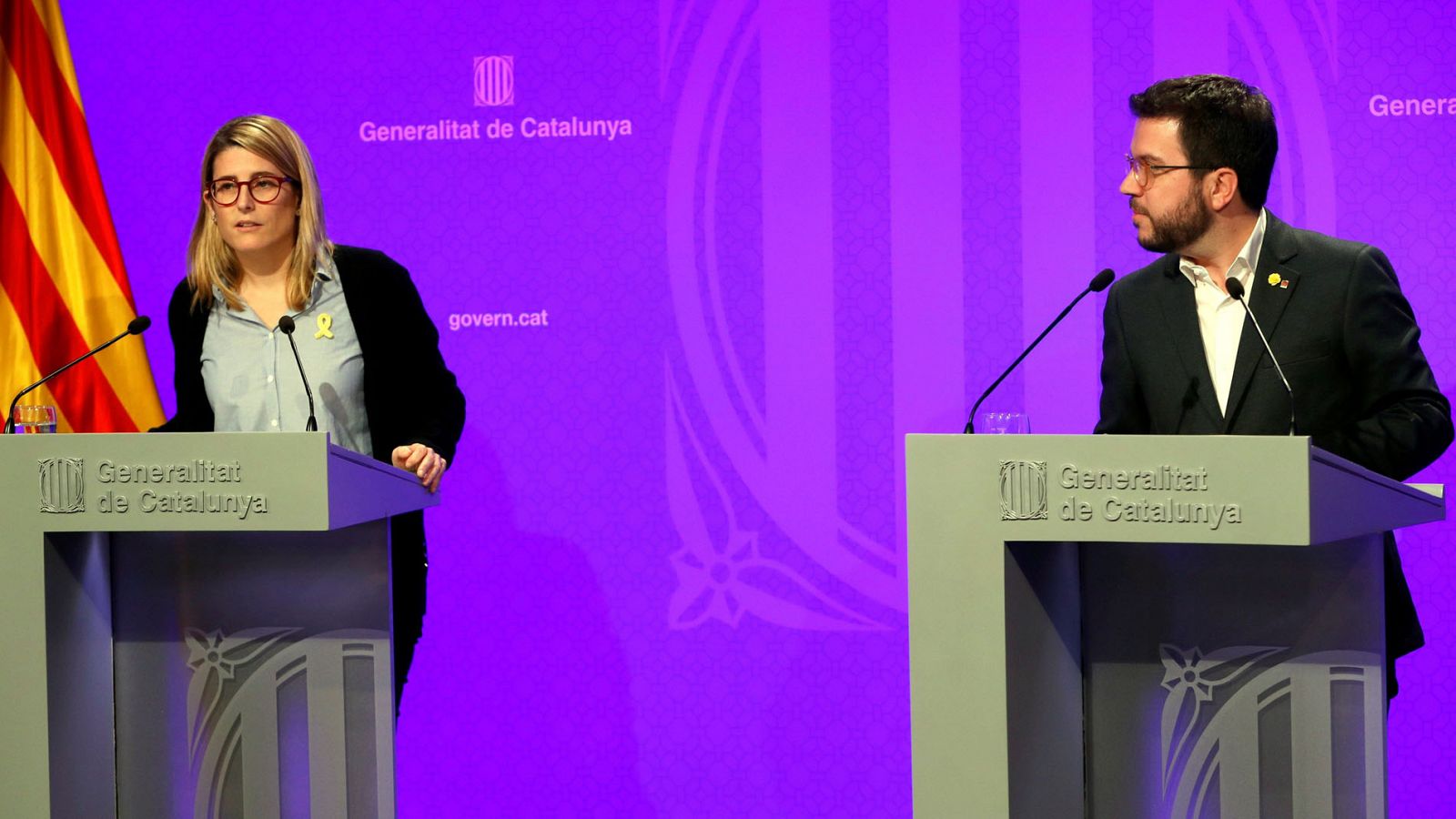 Elsa Artadi: "Lamentamos que el estado español haya decidido abandonar el diálogo"