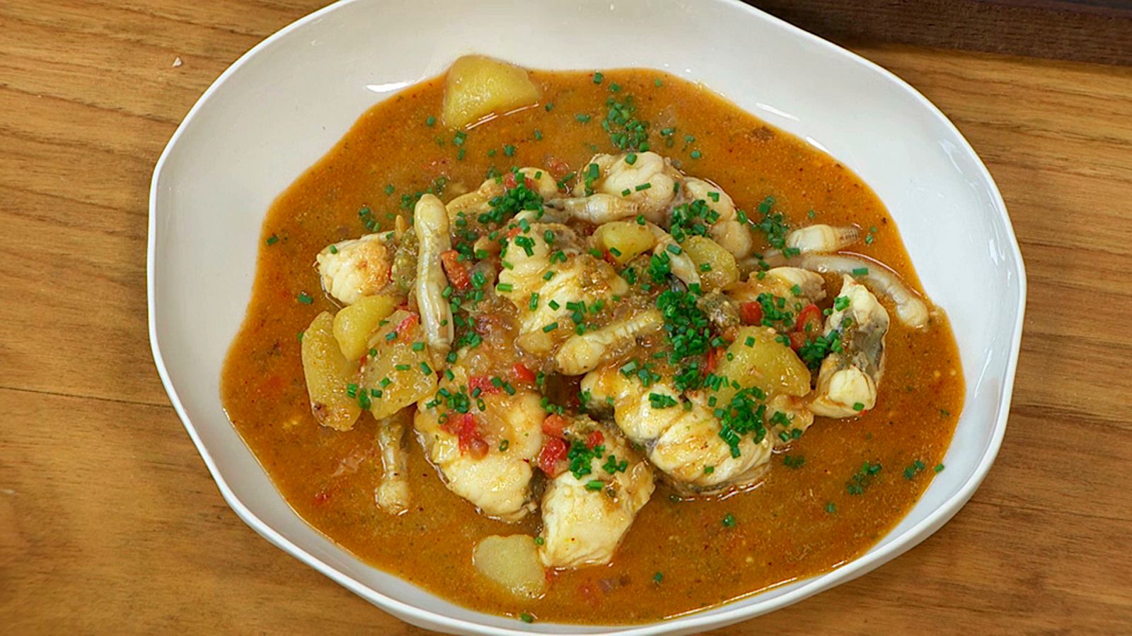 Torres en la cocina - Rape picantón