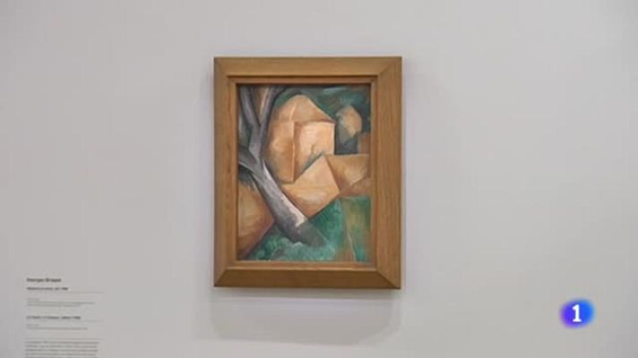 Telediario 1 - El cubismo luce de nuevo en el Pompidou de París