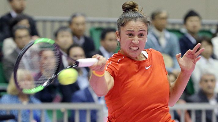 Tenis - Copa Federación 1ª Ronda: Japón - España (3º partido indiv.)