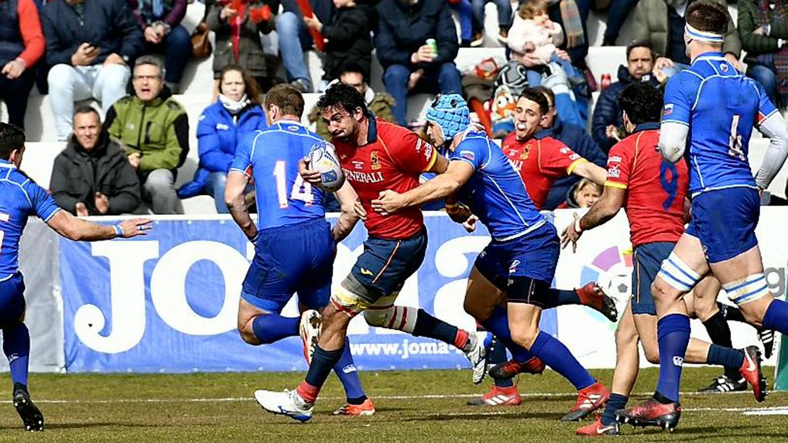 España remonta a Rusia y gana 16-14 el primer partido del Europeo de Rugby