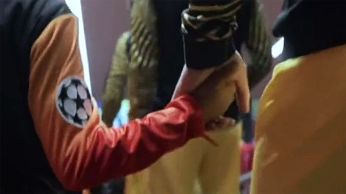 Telediario 1 - Así viven los más pequeños la emoción de la Champions