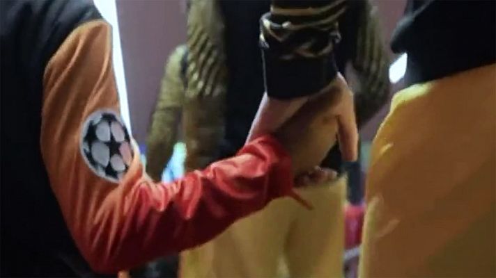 Telediario 1 - Así viven los más pequeños la emoción de la Champions