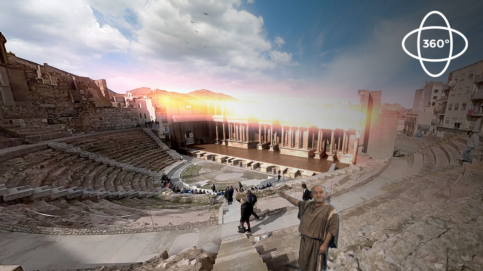Ingeniería romana 360º: Teatro Romano de Cartagena