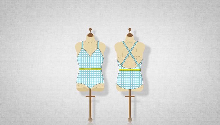 Maestros de la costura - Patrones paso a paso: bañador