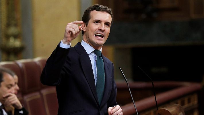 Casado acusa a Sánchez de "rendirse" ante el independentismo