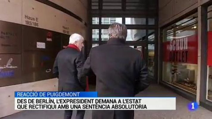L'Informatiu - Puigdemont critica el judici