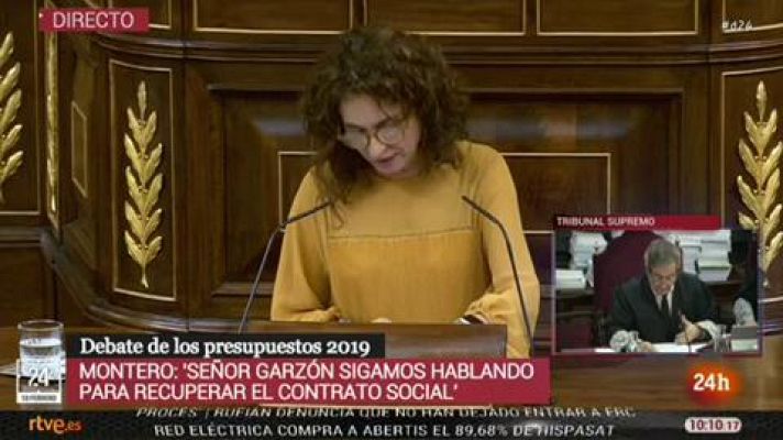 Informativo 24h - El Gobierno emplaza a Unidos Podemos a "seguir trabajando juntos" aunque fracasen los Presupuestos