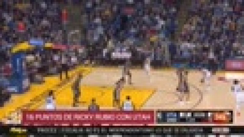 Los 16 puntos de Ricky Rubio no evitan la derrota de Utah ante Golden State - Informativo 24h | Ver
