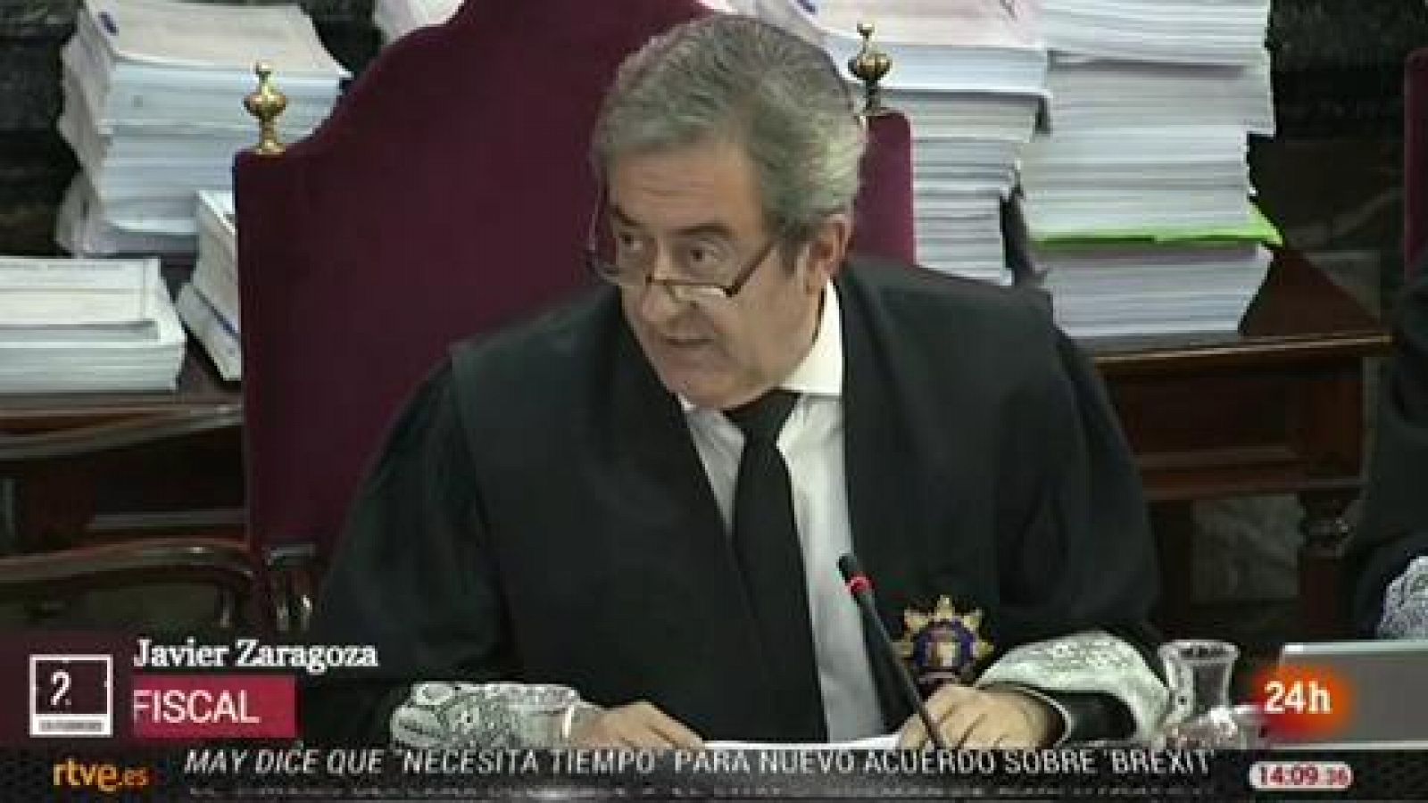 Informativo 24h: La Fiscalía: "Este es un juicio en defensa de la democracia española" | RTVE Play