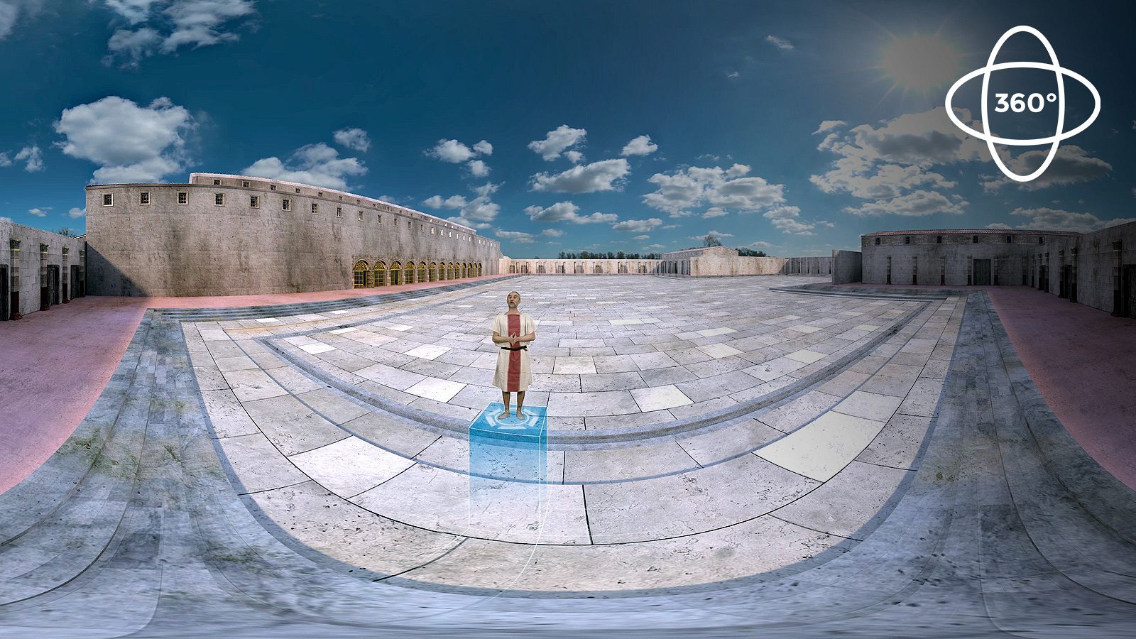 Ingeniería romana 360º: Foro de Caesaraugusta