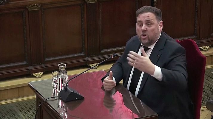 Informativo 24h - Junqueras, en el juicio del 'procés': "Votar no es un delito, impedirlo por la fuerza, sí"