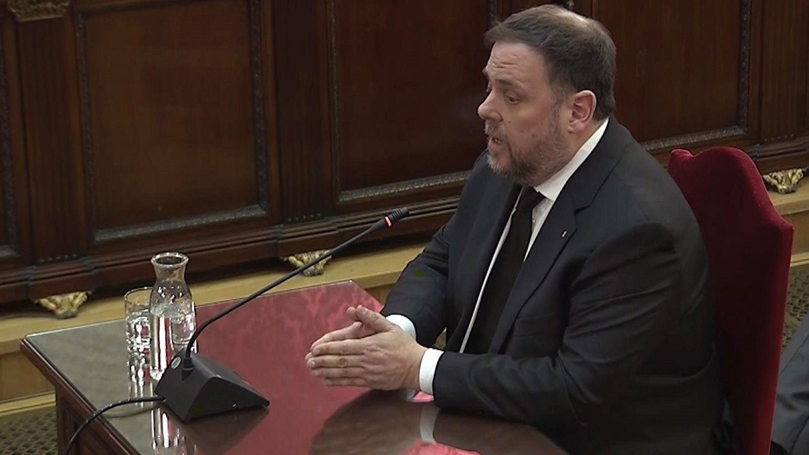 Juicio 'procés': Junqueras niega que se destinaran "fondos públicos" para el 1-O