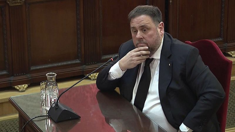 Oriol Junqueras se declara como un "preso político"