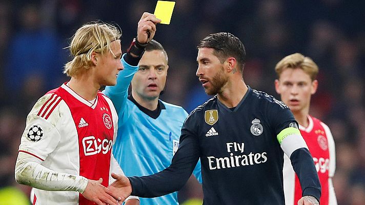 Telediario 1 - La UEFA abre una investigación a Sergio Ramos por su amarilla