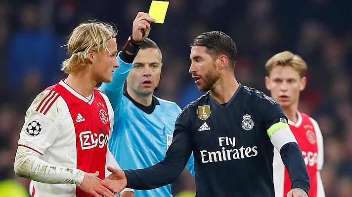 Telediario 1 - La UEFA abre una investigación a Sergio Ramos por su amarilla