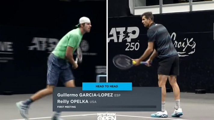 ATP 250 T. Long Island, 1/4 final: G. García-López-R. Opelka