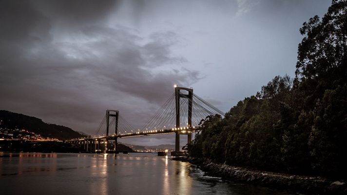 Lluvias persistentes en el oeste de Galicia 