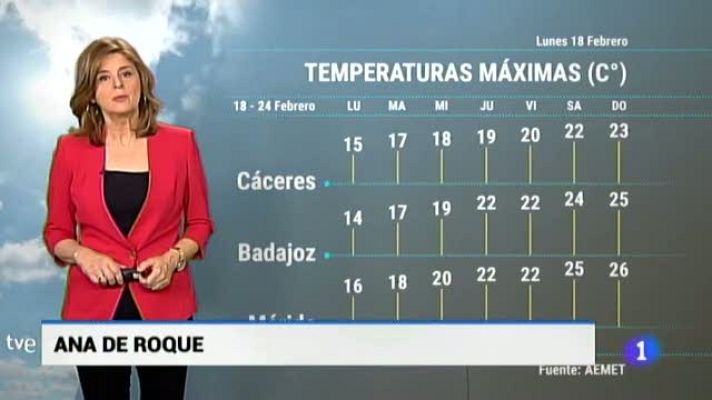 Noticias de Extremadura - El tiempo en Extremadura - 18/02/19