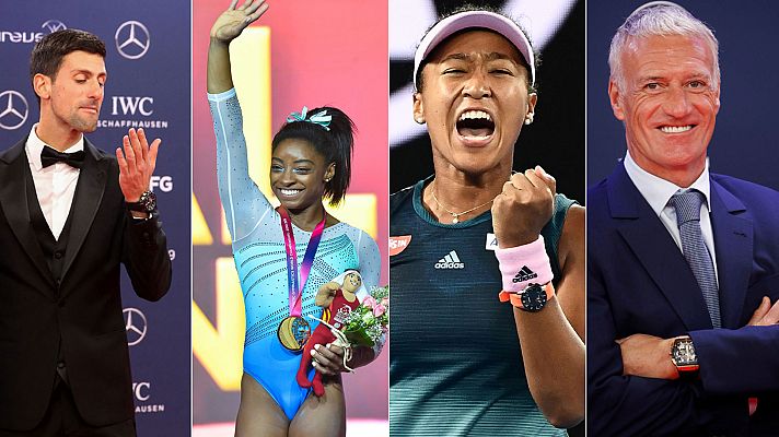  - Djokovic, Biles, Osaka y la selección francesa de fútbol vencen en los Laureus 2019