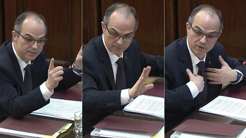 Turull, en el juicio del "procés": "La DUI fue una expresión de una voluntad política"