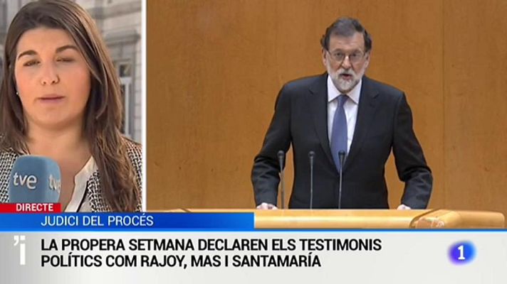 L'Informatiu - L'expresident Rajoy declararà dimarts