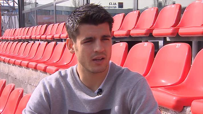 Telediario 1 - Morata: "Tenemos que hacer del Metropolitano nuestro fortín"