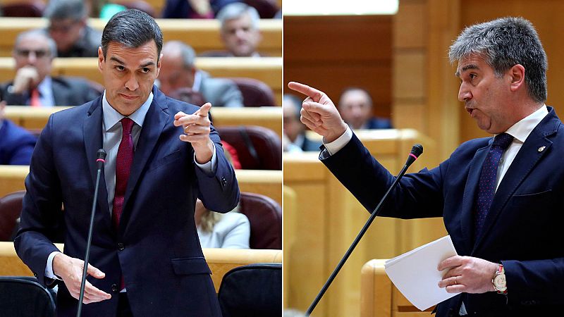 PP y ERC reprochan a Sánchez su gestión del diálogo con Cataluña en la sesión de control al Gobierno