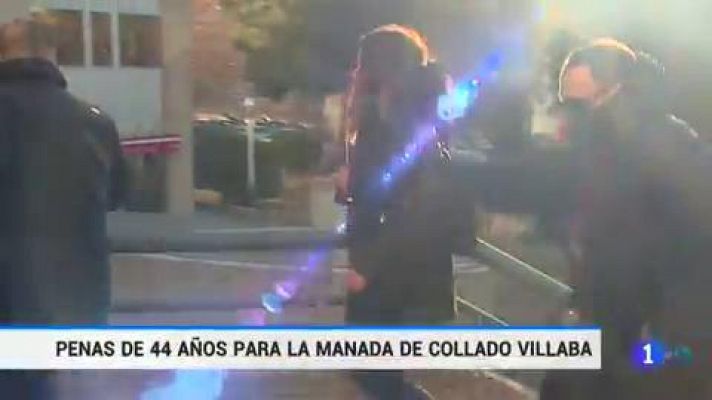 Telediario 1 - Penas de 14 y 15 años de cárcel para los 3 miembros de La Manada de Villalba