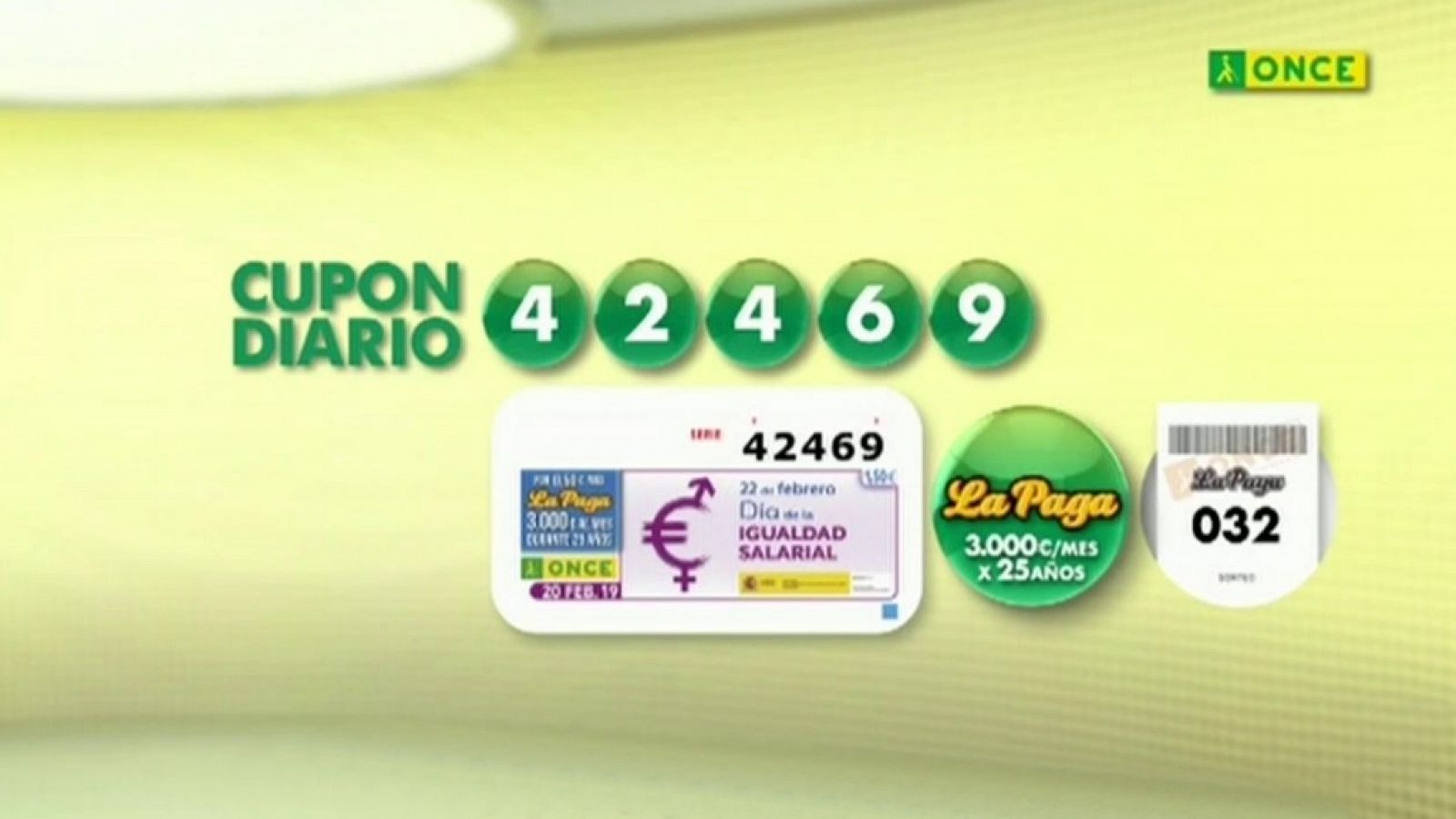 Sorteo ONCE - 20/02/19 - ver ahora