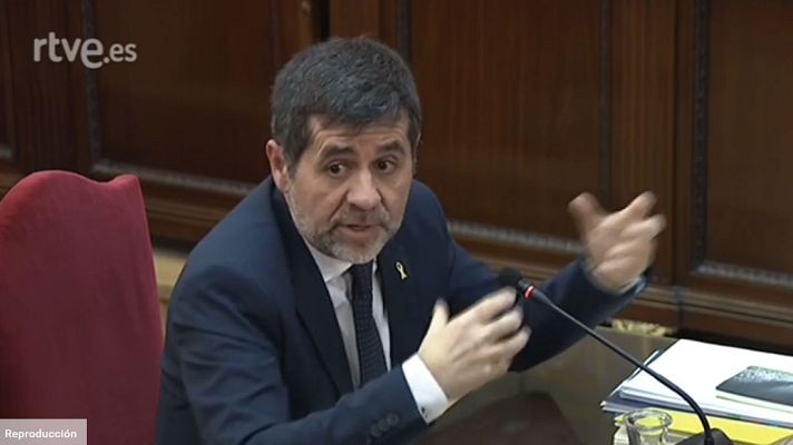 Informativo 24h - Sànchez acusa a la Fiscalía de criminalizar una manifestación "pacífica" porque unos "pocos" dañaran vehículos de la Guardia Civil