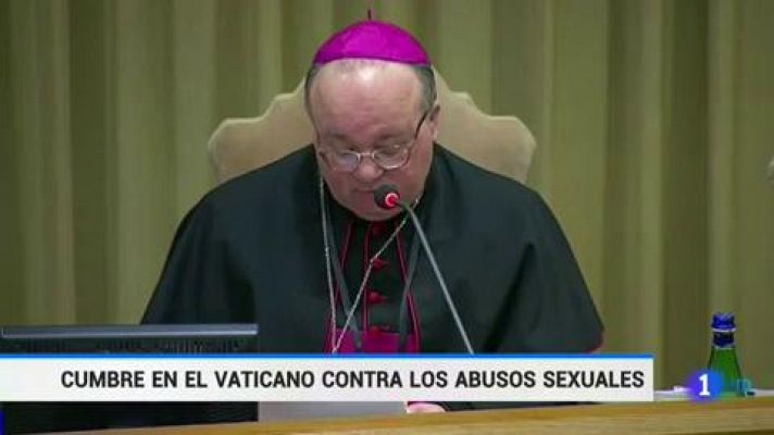 Telediario 1 - El Papa pide medidas concretas contra los abusos sexuales