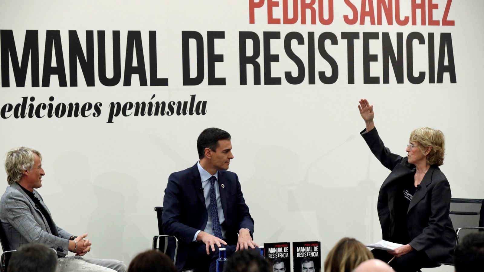 Telediario 1: Sanchez subraya que Manual de resistencia refleja "su verdad"  | RTVE Play