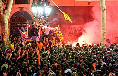 Barcelona vive una noche de euforia